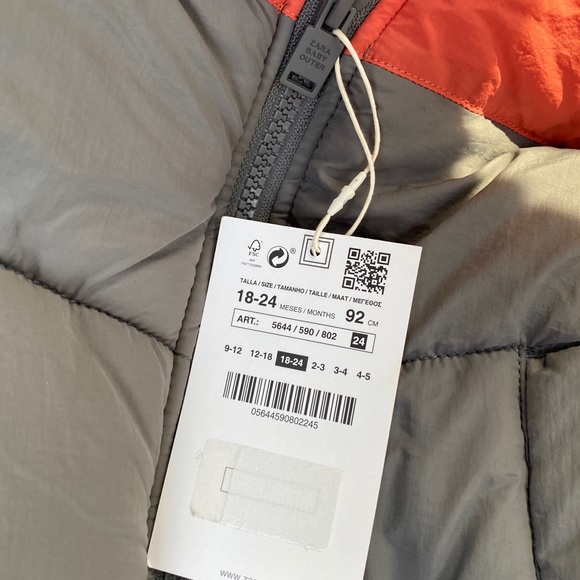 NWT zara toddler puffer - Picture 7 of 7